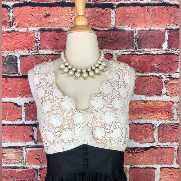 Anthropologie Floreat crochet tuxedo dress - Picture 10 of 10